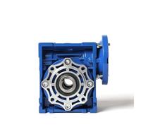 Reductor de velocidad de tornillo sin fin NMRV040, entrada 9/11/14 mm, salida 18 mm, relación 5:1-100:1, motor 0,09-0,55 kW(Ratio 7.5 to 1,Input 14 FL 71B14)