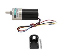 Reductor de velocidad mini para motor sin escobillas con soporte, motor sin escobillas CW/CCW DC24V, motor de baja velocidad y alto par con engranajes totalmente metálicos para (10 rpm/min)