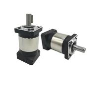 Reductor de velocidad Nema23 Caja cambios reductora planetaria 6,35/8/9,525/14/11 mm Entrada 1,4 cm Relación salida 4:1-100:1 for caja servomotor 200 W y 400(Ratio 50 to 1,9.525 Input 14 Shaft)