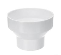 Reductor de ventilación ABS para instalación de conductos donde se requiere flujo de aire e integridad consistentes (150 a 110)