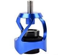 Reductor de vibración de arco 6061 Amortiguador hueco de aleación para arco para estabilizador - Reducción de ruido práctica de objetivo de caza 6,2 x 4,1 cm, negro (azul)
