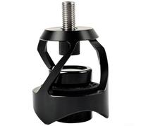Reductor de vibración de arco 6061 Amortiguador hueco de aleación para arco para estabilizador - Reducción de ruido práctica de objetivo de caza 6,2 x 4,1 cm, negro