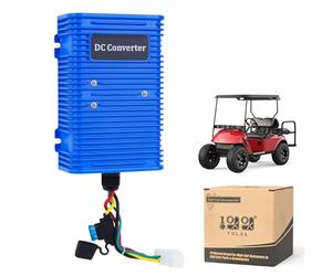 Reductor de voltaje, mundo 9,99 Mall 30 Amp Dual fuente de alimentación Club coche para E-Z-GO Golf Cart Voltaje Reductor (36 V/48 V a 12 V) 360 W.