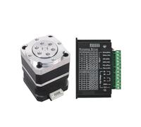 Reductor microarmónico de alta precisión, reductor de engranajes armónicos, actuador rotatorio de accionamiento armónico for equipos CNC de robots industriales.(Motor Drive Kit,0.28Nm-34mm Motor)