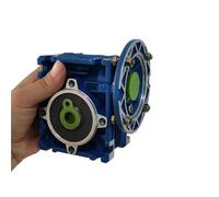 Reductor NMRV30 serie RV, engranaje helicoidal compacto, reductor de velocidad, entrada de caja de cambios 11/9mm, salida 14mm(Ratio 80 to 1,Input 9 FL-56B14)