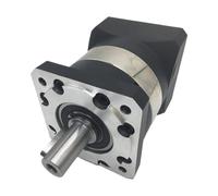 Reductor planetario de 110 mm/130 mm, relación de transmisión 5:1-100:1, caja de engranajes de ángulo recto de alto par, reductor de servomotor con brida de 100 mm.(Ratio 15,Input24 for 130servo)