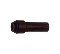 Reductor POM, boquilla de 8 mm, para manguera de diámetro exterior de 4 mm, presión de trabajo máx. 16 bares.