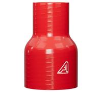 Reductor recto de manguera de silicona de 80 mm > 70 mm, color rojo