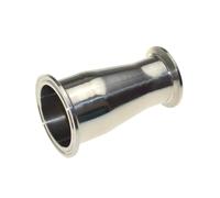 Reductor Tri-Clamp Tamaños múltiples del conector SS304 Stcs del tubo del reductor de la virola de la triple abrazadera sanitaria
