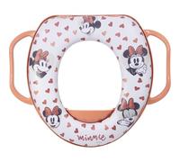 Reductor WC Minnie Disney para niños con asas, asiento ergonómico universal, 35 x 30 cm, adaptador de agua, cómodo y seguro, fácil de limpiar a partir de 10 meses