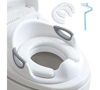 Reductor WC Niños - Adaptador Wc Niños |Asiento Adaptadores Ergonómico para Niños,Reductor de wc para Niños con Salpicaduras |Respaldo|Reposabrazos |cepillo*1，Estera suave de PU*2