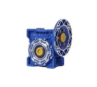 Reductores de motor de CC con caja de engranajes de alto par NMRV040 de 14 mm de entrada y 18 mm de salida(90mm Dia Flange,Ratio 10-1)