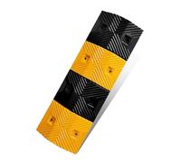Reductores de Velocidad con Almohadillas de umbral de Goma Engrosada, diseño atornillable para Asfalto y hormigón, Ideales para la Seguridad vehicular y la gestión del tráfico.