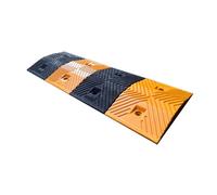 Reductores de velocidad de caucho y plástico, resistentes, aptos for comunidades, estacionamientos y garajes de centros comerciales.(98x33x4.5cm)