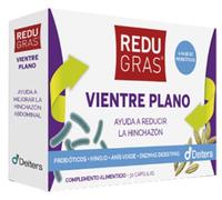 DEITERS - Redugras Vientre Plano 30 Cápsulas, Complemento Alimenticio a Base de Probióticos, Ayuda a Reducir Hinchazón Abdominal, Reduce Gases y Flatulencias