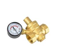 Reduzca la presión del agua, Válvula reguladora reductora de presión agua latón DN20 3/4" con o sin manómetro(Without Gauge)
