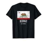 REDWAY California | Cali City CA USA Ciudad Bandera - Camiseta