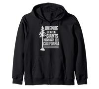 Redwood Avenue of The Giants Highway 101, California Sudadera con Capucha
