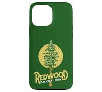 Redwood National Park Retro Vibe Distressed Tree Graphic Carcasa para iPhone 13 Pro MAX