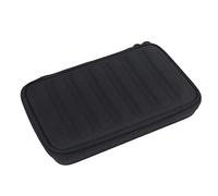 Redxiao Cuero de PU Bolsa de armónica de Gran Capacidad, Suave Puede Contener 7 armónicas Accesorio Estuche de armónica Negra, para Amantes músicos Estudiantes Principiantes