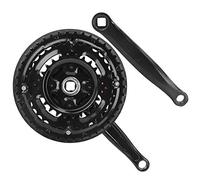 Redxiao Mano de Obra Fina 24-34-42t con Cubierta de Cadenas Juego de bielas de Bicicleta, Bicicleta de Carretera Duradera y Resistente, para Bicicleta de montaña Ciclismo Bicicleta de Carretera