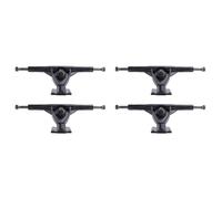 Reeatel 2 camiones LongBoard de 7 pulgadas para puente de placa , soporte universal de aluminio para patineta, color negro