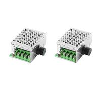 Reeatel 2 controladores de velocidad de motor CC PWM, 7-70V 30A Regulador de velocidad del motor PWM ajustable 12V 24V 36V 48V