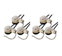 Reeatel Interruptor de luz de ventilador de techo ZE-109, interruptor de cadena de repuesto (6 unidades)