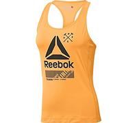 Reebok AC Graphic Tank Camiseta de Tirantes para Mujer, Naranja (Firspa), S