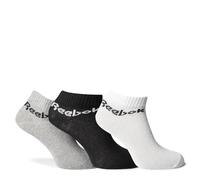 Reebok Act Core Ankle Sock 3P Calcetines, Unisex Adulto, Blanco/Negro/Brgrin, XL