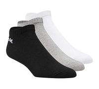 Reebok Act Core Low Cut Sock 3P Calcetines, Unisex Adulto, Blanco/Negro/Brgrin, S