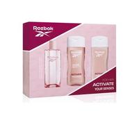 Reebok Estuche Activate Your Senses For Her – Vaporizador 100 ml, Gel 250 ml, Loción 250 ml