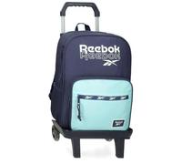 Reebok Andrew Mochila Doble Compartimento con Carro Azul 30x40x12 cms Poliéster 14,4L by Joumma Bags