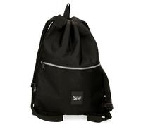 Reebok Arlie Mochila Saco Con Cremallera Negro 35x46 cms Poliéster 16,1L