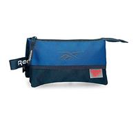 Reebok Atlantic Estuche Triple Azul 22x12x5 cms Poliéster