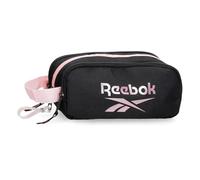 Reebok Beverly Estuche Triple Negro 22x10x9 cms Poliéster