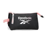 Reebok Beverly Estuche Triple Negro 22x12x5 cms Poliéster