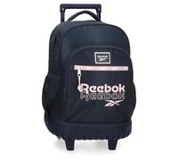 Reebok Binley Mochila Compact 2 Ruedas Azul 32x43x21 cms Poliéster by Joumma Bags