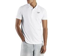Reebok Blaze Embroidered SS - Polo para Hombre, Blanco, XXL