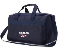 Reebok Bolsa de lona - Bolsa de gimnasio para entrenamiento y viajes, bolsas de viaje - Bolsas de noche de tamaño pequeño para mujeres y hombres, Warrior II Azul marino, S