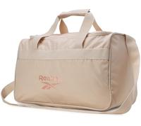 Reebok Bolsa de lona - Bolsa de gimnasio para entrenamiento y viajes, bolsas de viaje - Bolsas de noche de tamaño pequeño para mujeres y hombres, Warrior II Marrón Claro, S