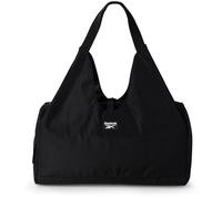 Reebok Bolsa de mano para mujer, ligera, acolchada, para gimnasio, para el trabajo, viajes y uso diario, Lilith negro sólido, Talla única