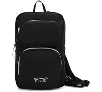 Reebok Bolso bandolera unisex - Compacto convertible con correa cruzada, bolsa de viaje - esencial para gimnasio y viajes, Mikayla Negro, One Size, Minimalista