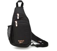 Reebok Bolso bandolera unisex - Compacto convertible con correa cruzada, bolsa de viaje - esencial para gimnasio y viajes, negro(Madeline Black), Talla única, Moderno