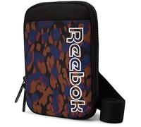 Reebok Bolso cruzado para mujer, ligero y pequeño, bolso cruzado para mujer, bolso de hombro compacto casual para uso diario, talla única, color negro Stella