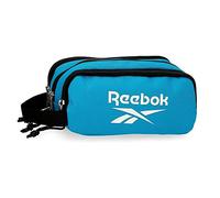 Reebok Boston Estuche Triple Azul 22x10x9 cms Poliéster