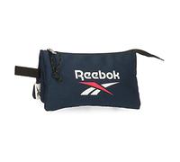 Reebok Boston Estuche Triple Azul 22x12x5 cms Poliéster