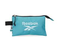 Reebok Boston Estuche Triple Turquesa Azul 22x12x5 cm Poliéster 1,32L by Joumma Bags