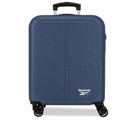 Reebok Boston Maleta de Cabina Marino 40x55x20 cm Rígida ABS Cierre de combinación Integrado 37L 2,6kg 4 Ruedas Dobles Equipaje de Mano by Joumma Bags