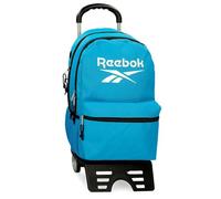 Reebok Boston Mochila Escolar con Carro Azul 31x44x15 cms Poliéster 20,46L by Joumma Bags